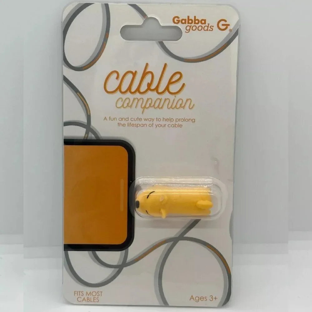 Gabba Goods Cable Companion Yellow Cat (Fit Most Cables)